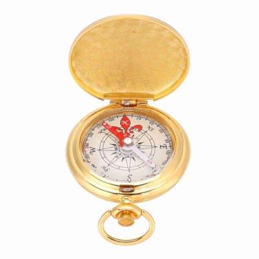 Imagem de Metal Flip Out Outdoor Ket Watch Copper Portable Dobring B Ket Watch Keychain Camking Cam