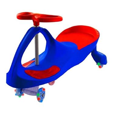 Imagem de Zippy Toys Carrinho Feito de Plástico e Ferro Na Cor Azul Com Detalhes em Vermelho, Suas Rodas Possuem Luz LED, Indicado Para Crianças Acima de 3 anos, Suporta Até 100 Kg