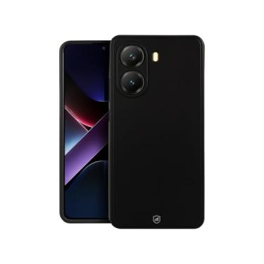 Imagem de Gshield Capa Case Capinha Silicon Veloz para Xiaomi (Preta, Poco X7 Pro)