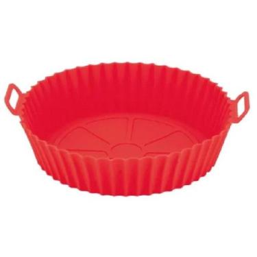 Imagem de Forma de silicone p/fritadeira air fryer red.20x6,5cm - CLINK