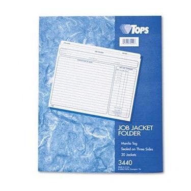 Imagem de Job Pasder Jaquetas de arquivo, 29 cm x 23 cm, pacote com 20 unidades, Manila