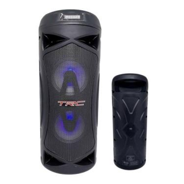 Imagem de Caixa de Som Amplificada Portátil Bluetooth 70W Led TRC - TRC SOUND