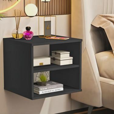 Imagem de Mesa de Cabeceira Nicho Mesinha Decoração Quarto Sala