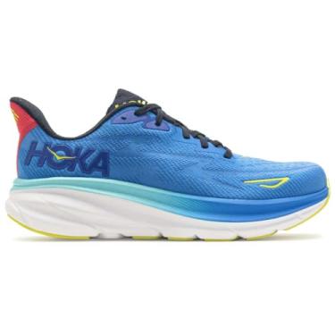 Imagem de HOKA Tênis masculino Clifton 9 Textile, Cerise azul virtual, 45