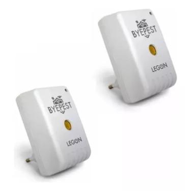 Imagem de Kit c/ 2 Repelente Eletrônico Espanta Ratos e Morcegos ByePest Alcance 200m²