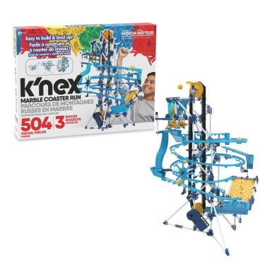 Imagem de Conjunto de construção Marble Coaster Run K'NEX com motor 504 peças