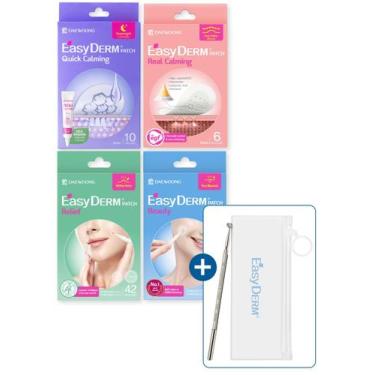 Imagem de Conjunto de adesivos para espinhas DWeasyDerm EasyDerm Multi-Step + Ex