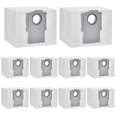 Imagem de Dust bags for Roborock S7 MaxV Ultra / S7 Pro Ultra / Q5+ / Q7+ / Q7 Max+ robot vacuum cleaner, pack of 10 replacement bags, accessory set, vacuum cleaner bags, spare parts for Roborock Q7