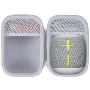 Imagem de Lebakort Estojo de armazenamento compatível com Ultimate Ears UE WONDERBOOM 4 3 2 Alto-falante Bluetooth portátil à prova d'água (capa cinza)
