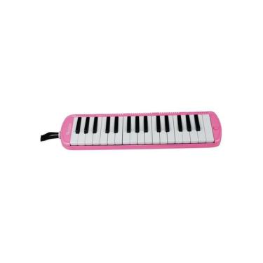Imagem de Escaleta Dolphin 32 teclas rosa com case 9698