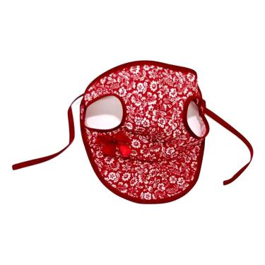 Imagem de Boné para Cachorro com viseira  vermelha tamanho G