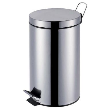 Imagem de Lixeira M Mor Agata 8223 Em Aço 12 litros Prata