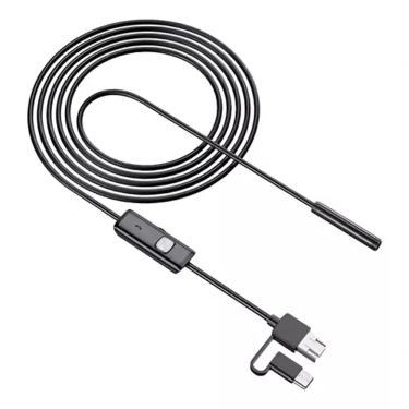 Imagem de Camera Inspeção Sonda Endoscópica Android LED USB Celular PC