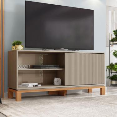 Imagem de Bancada Rack Para Tv Até 45 Polegadas Jace Marrom Caemmun