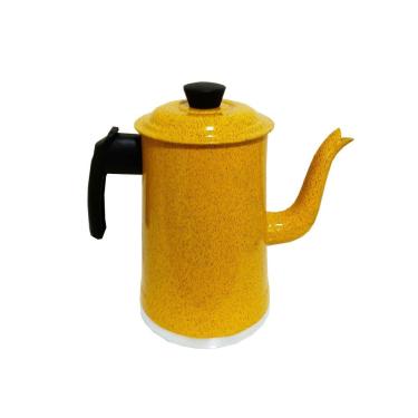 Imagem de Bule De Café, Leite 1,5 Litros Amarela Pig Docesar