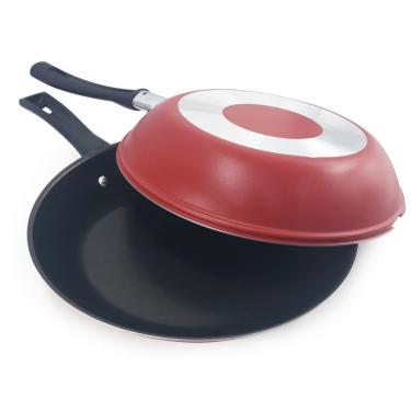 Imagem de Omeleteira Alumínio Antiaderente Dona Chefa 24 Vermelho