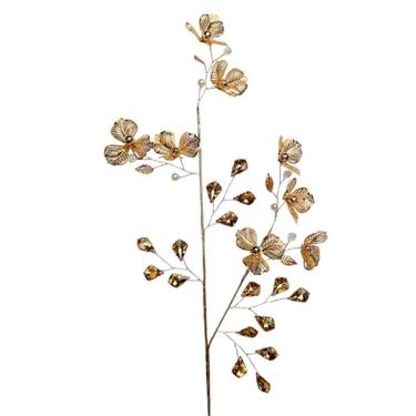 Imagem de Galho Flores Douradas - 63cm - En2806