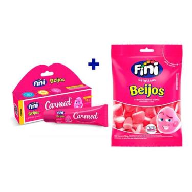 Imagem de Kit Fini Beijos - 1 Hidratante Labial Carmed Fini Beijos 10g + 1 Pacot