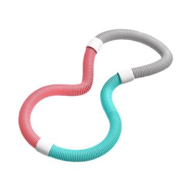 Imagem de UGPLM Arco de ginástica com peso, equipamento de ginástica abdominal, exercícios esportivos de PVC, arco de mola, acessórios de treino para ambientes