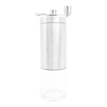 Imagem de Moedor De Café Manual Compacto Em Inox Com Ajuste De Moagem