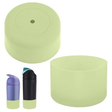 Imagem de 2 peças de bota de silicone para garrafa de água infantil Owala 473 g/396 g, capa de garrafa de água antiderrapante, protetor inferior antiamassado, envoltórios compatíveis com acessórios de garrafa