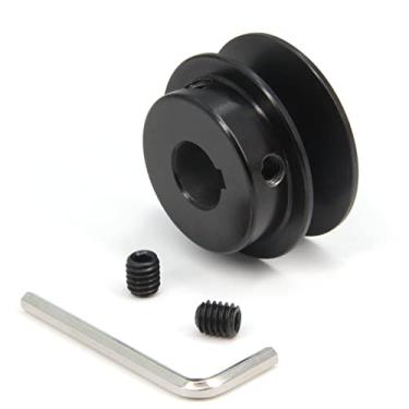 Imagem de Yeebyee ak20-5/8" roldanas furadas de ranhura única 2,0" od 5/8"polia de correia em V com furo polia de ferro fundido para correia em V (ak20-5/8", ranhura única)