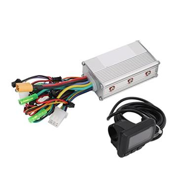 Imagem de Kit de conversão de bicicleta elétrica Controlador de motor sem escova 36V 48V 350W LCD Exibir interface do farol USB para modificação de scooter de bicicleta elétrica 9x5.2x3cm
