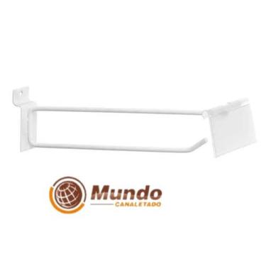 Imagem de Gancho porta preço 15cm + etiqueta pvc 55x45mm 50pcs - MUNDO CANALETAD