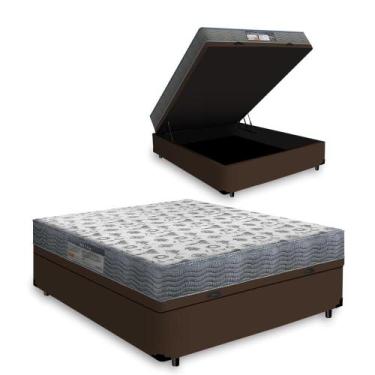 Imagem de Cama Box Baú com Colchão de Espuma D33 Ortobom ISO 100 Viúva 128cm, Ma