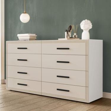 Imagem de Cômoda Organizadora 150cm com 8 Gavetas 240829 Linha Valência Politorn