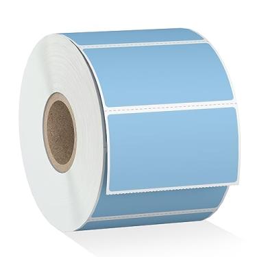Imagem de Misofuki Etiquetas térmicas diretas retangulares de 5 x 3,6 cm, 1000 etiquetas adesivas compatíveis com zebra, Rollo, MUNBYN, etiquetas térmicas diretas autoadesivas para códigos de barras, endereço, embalagem e envio