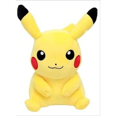 Imagem de Boneco Pelúcia Antialergica Pikachu 30 Cm Pokémon - Soberana Brinquedo
