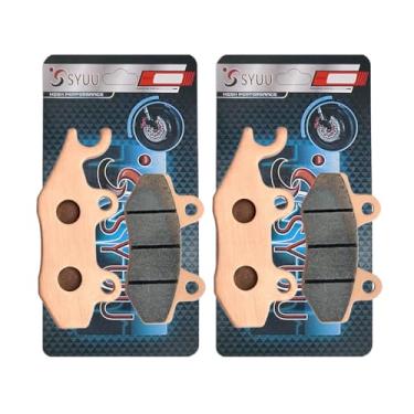 Imagem de S SYUU Pastilhas de freio dianteiras e traseiras para motocicleta compatíveis com Kawasaki EX 250 R Ninja 250 R 2008-2012, EX 300 Ninja 300 2013-2016, EX 400 Ninja 400 Z 400 2018-2024, Z 250 SL