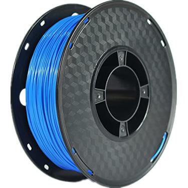 Imagem de RANKI Filamento de TPU (poliuretano termoplástico) flexível de 1,75 mm, filamento de impressora 3D, precisão dimensional +/- 0,05 mm, 98A, carretel de 1 kg, azul