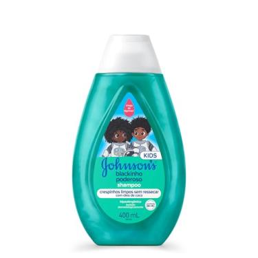 Imagem de Shampoo Infantil Para Cabelos Crespos Johnson's Blackinho Poderoso, 400ml