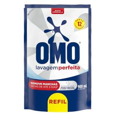 Imagem de OMO Sabão Líquido Refil Omo Lavagem Perfeita Refil 900Ml