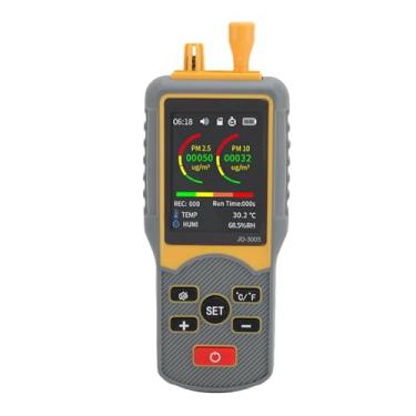Imagem de Eujgoov Contador de Partículas, Analisador de Qualidade do Ar de Temperatura e Umidade para Detector de Poeira, TVOC, PM2.5, PM10 Com Tela LCD Colorida TFT de 2,8 Polegadas