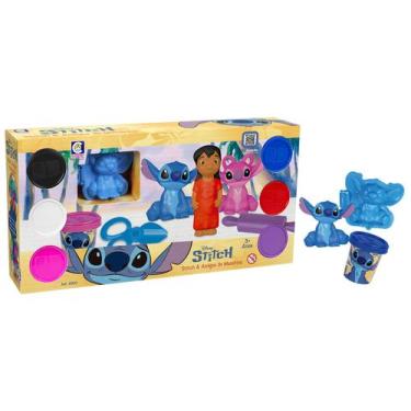 Imagem de Kit Massinha Disney Stitch & Amigos de Massinhas - Cotiplas com Acessó