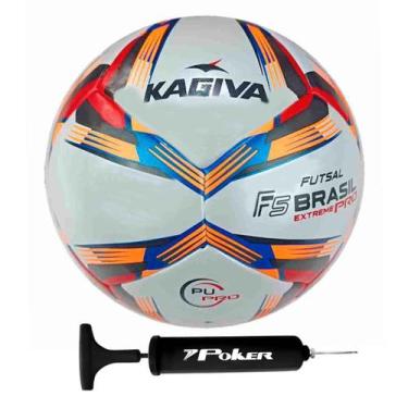 Imagem de Bola Futsal Brasil Kagiva F5 Extreme Profissional Oficial + Bomba de A