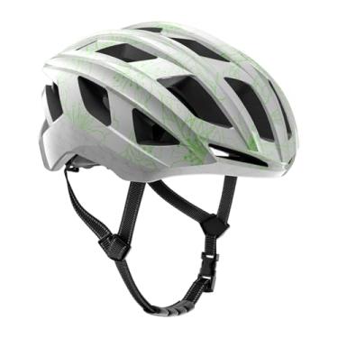 Imagem de KiBcsLic Capacete de bicicleta Capacete de bicicleta Acessórios de ciclismo portátil para atividades ao ar livre, Cyan Blue M