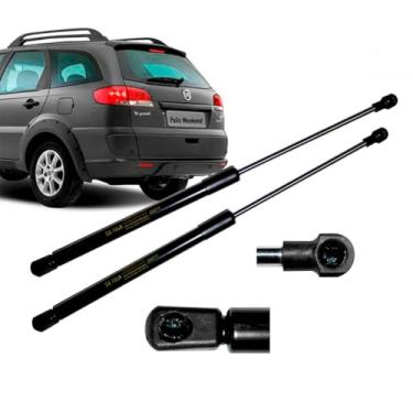 Imagem de Par Amortecedor Tampa Porta Malas Palio Weekend Ano 1996 A 2017