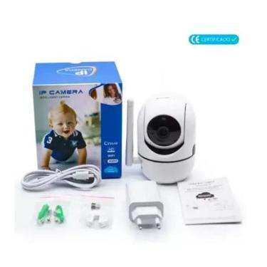 Imagem de Babá Eletrônica Robozinho 360º Hd Noturno, Monitoramento