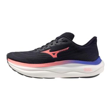 Imagem de Mizuno Tênis de corrida feminino Wave Sky 9, Odyssey - coral cinza, 35
