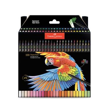 Imagem de Lápis De Cor, Faber-Castell, Ecolápis Supersoft, 210700, 100 cores