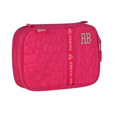 Imagem de Estojo Box Juvenil Escolar Rebecca Bonbon Meninas 100 Pens - Rosa