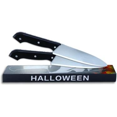 Imagem de Brinquedo de sangue falso de Halloween Knife Prop GYQMBT, 2 peças de p