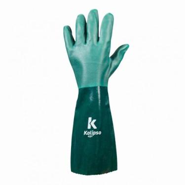 Imagem de Luva de PVC com Forro Verde 45CM - Kalipso 21.10.1.3