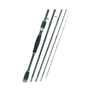 Imagem de Vara De Pesca Portátil Santa King Carbon, 4/5 Seções, Cabo De EVA, Par