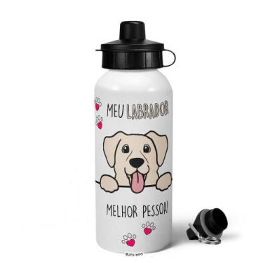 Imagem de Garrafa Squeeze MQ - Meu Labrador, melhor pessoa! - JPS INFO