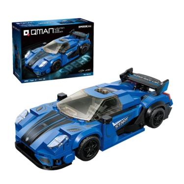 Imagem de Blocos de Montar Carro Celeste - KEEPPLAY